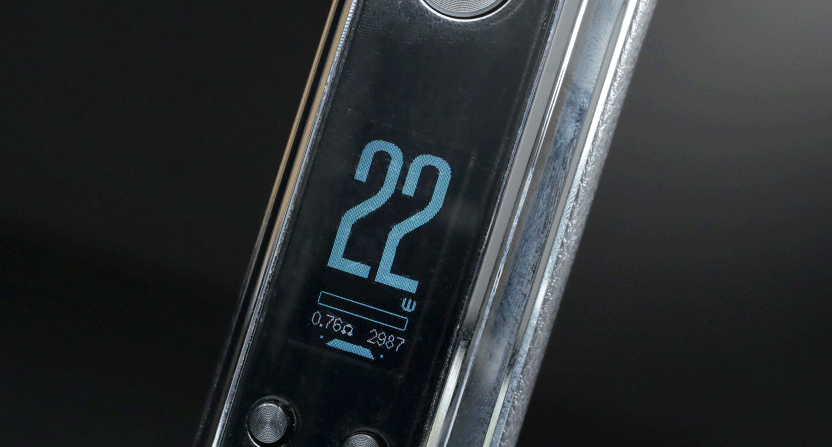 Message low battery qui s'affiche sur une vapoteuse